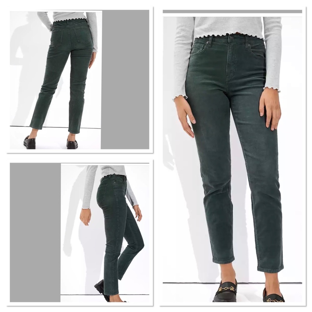 American Eagle Corduroy Mom Straight Leg Pants.  Size 00R